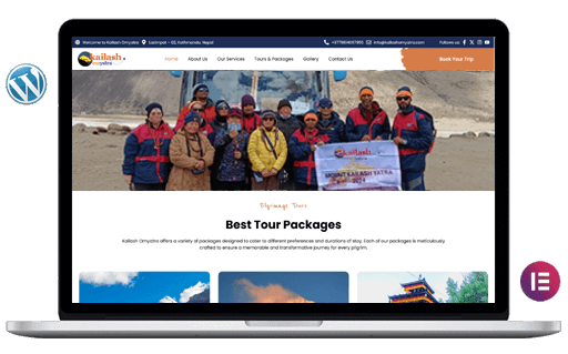 Kailash Omyatra - Tours & Travels Website