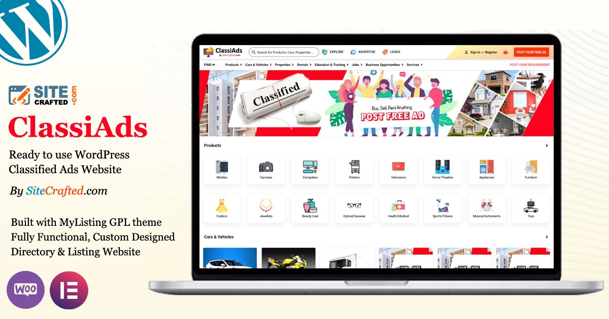 ClassiAds-Ready-to-use-WordPress-Classified-Ads-Website-by-SiteCrafted-1.jpg Classified Listing Website
