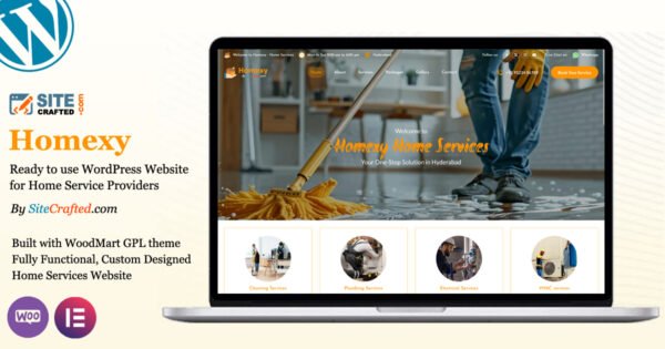 One Page Home Services Website