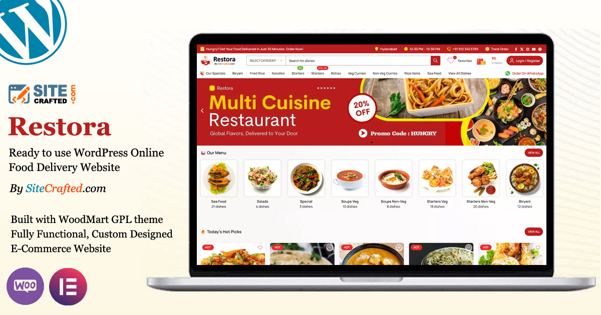 Online Food Delivery Website